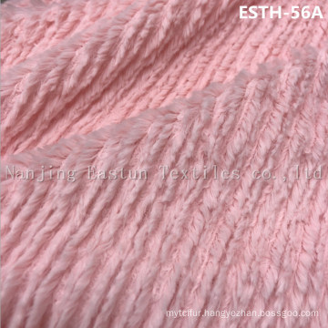 PV Plush/ Polyboa / Tricot Velboa / Warp Knit Boa Esth-56A